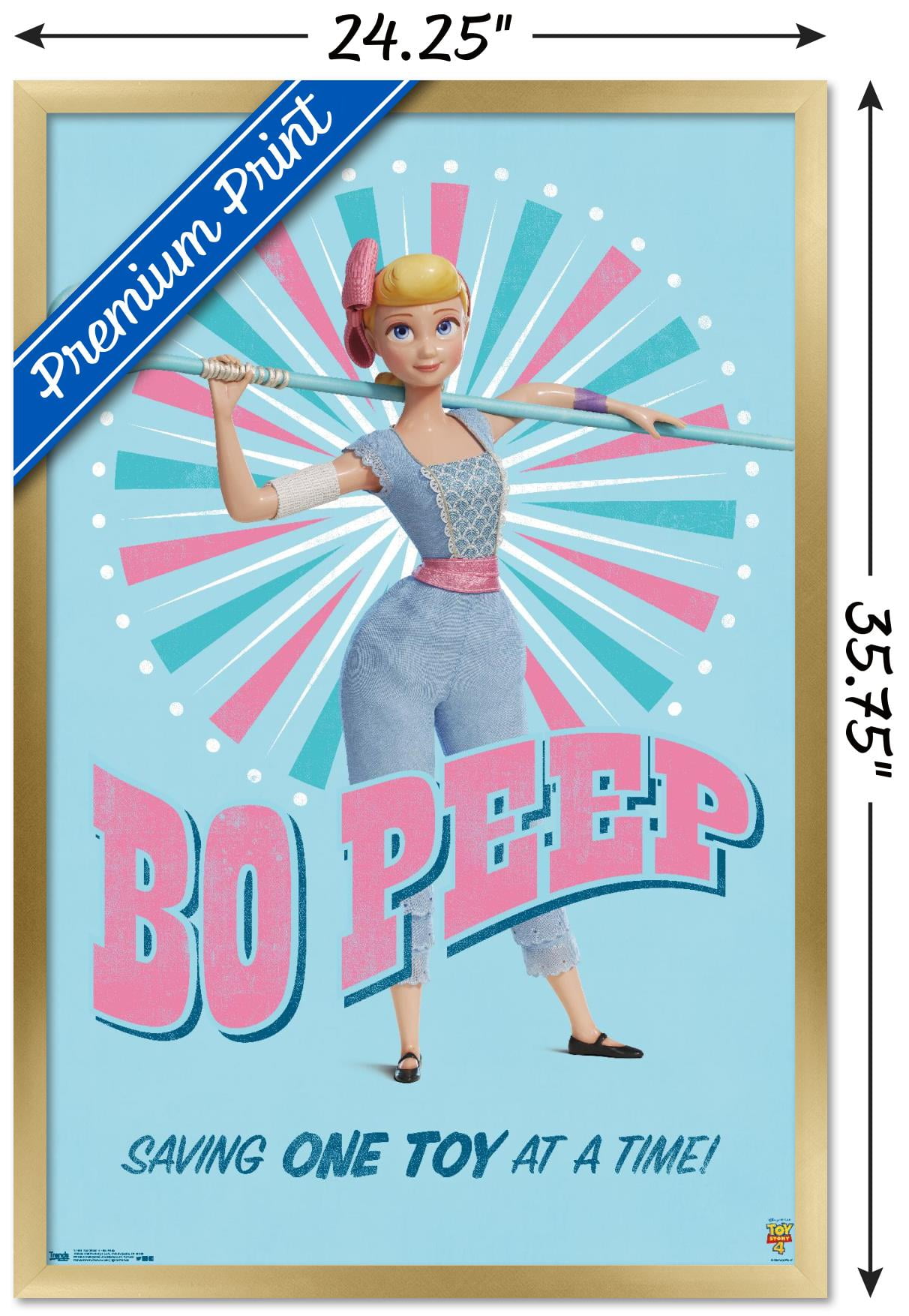 Disney Pixar Toy Story 4 - Bo Peep Wall Poster with Magnetic Frame