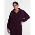 thumbnail image 2 of Avia Women's and Women's Plus Quarter-Zip ScubaKnit Pullover, Sizes XS-4X, 2 of 6