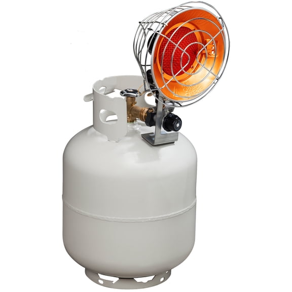 Avenger Fbdtp15 15,000 BTU Liquid Propane Single Burner Infrared Heater - Silver