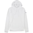 thumbnail image 1 of ASICS Mens Basic Pullover Hoodie Sweatshirt, White, X-Small, 1 of 2
