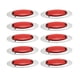 thumbnail image 3 of 10 piezas 18 LED luz de posición lateral 12-24 V IP67 impermeable 1200 LM lámpara de señal de giro de remolque para camiones yates rojo Jadeshay  A, 3 of 8