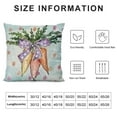 thumbnail image 5 of HENGT  Easter Pillow Cover Colorful Carrots Polka Dots Decorations Holiday Farmhouse Spring Pillow Case for Home Sofa Couch Decor, 5 of 5
