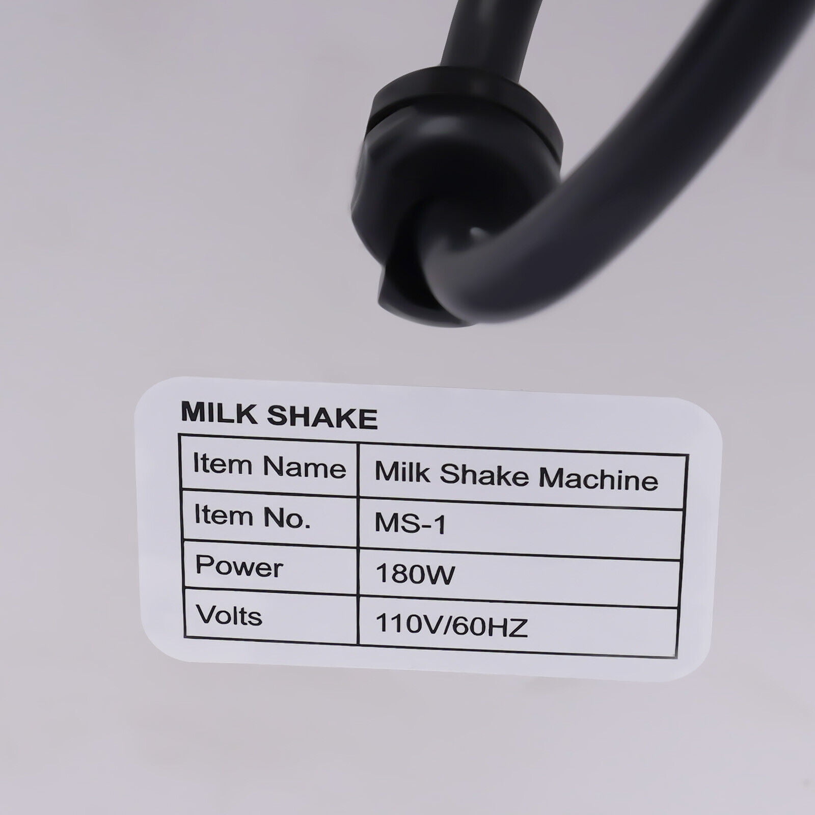 Commercial Electric Stainless Steel Milkshake Machine Milk Tea Drink Mixer  800ml Commercial Milkshake Drink Mixing Machine Single-Head Milk Shaker  Electric Single-head Milk Shake Machine 