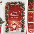 thumbnail image 4 of Nkmbld Christmas Decorations Door Cover Tapestry Decoration for Winter Indoor Outside Front Door Banner Farmhouse Party Supplies, 4 of 8