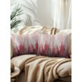 thumbnail image 2 of Outdoor Pillows Waterproof, Abstract Red Bedding Throw Pillows with Insert for Couch Sofa Bed, Modern Gradient Minimalist Mottled Art 12x20 Inch Pillowcases Decorative Camping Patio Pillow Set of 2, 2 of 8