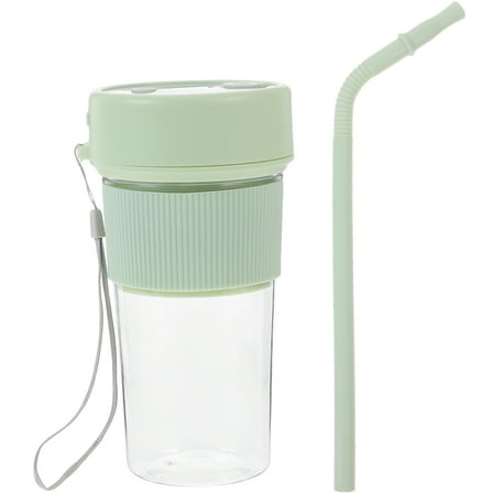 Toyandona  Compact Rechargeable Juicer Green PP Stainless Steel for Kitchen