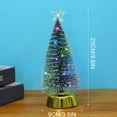 thumbnail image 4 of Colorful LED Christmas Tree Lighted Tabletop Decor Holiday Home Festival Decoration - ABS Material Battery Operated(C-9.8in), 4 of 4