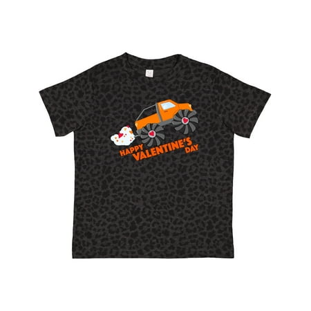 

Inktastic Happy Valentine s Day-monster Truck Gift Toddler Boy or Toddler Girl T-Shirt