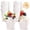 white, variant on ReLuien Cupcake Home Tulip Cupcake Liners, Non-Stick 200 Count Natural Unbleached Parchment Paper Muffin Cups
