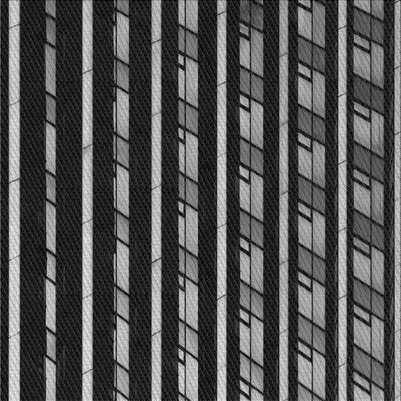 Ahgly Company Machine Washable Indoor Square Transitional Night Black Area Rugs, 6' Square