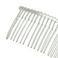 thumbnail image 6 of Unique Bargains 12 Pcs No Slip Hair Side Combs Accessories Metal 3" Silver Tone, 6 of 6