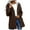 Brown, variant on Rain Jackets for Women Waterproof Hooded Long Trench Coats Lined Windbreaker Travel Outdoor Jacket with Pockets