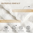 thumbnail image 4 of White Faux Fur Throw Blanket Cozy White Bubble Soft Fuzzy Thick Living Room Blanket for Couch Sofa Bedroom Plush Fluffy Warm Blanket for All Seasons Luxury Throw Blanket 50x60 Inch, 860gsm, 4 of 14