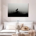 thumbnail image 2 of Elephant Stock Wolf Silhouette Wall Art - Horizontal Canvas Wall Art - Living Room Wall Decor - Animal Canvas - Black And Gray Decor - 45" x 30", 2 of 8