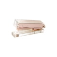 thumbnail image 1 of koolsoo Rose Gold/Gold Desktop Stapler Spring Powered Accessories Stapler for Student Teacher, 1 of 8