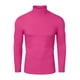 thumbnail image 5 of SUÉTER CHIC para hombres, suéter de cuello tortuga, de manga larga, ajustado y elástico, color rosa profundo 38, 5 of 7
