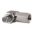 thumbnail image 1 of Adaptador en ángulo sensor de espaciador Engine Light Fixed - Acero inoxidable 201 con mini convertidor catalític DYNWAVEMX Espaciador del sensor de oxígeno 90 O2, 1 of 8