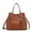 Cognac, variant on Lana Vegan Leather Women's Hobo Bag, Trendy Shoulder Purse Handbag by Mia K - Burgundy