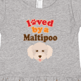 thumbnail image 4 of Inktastic Maltipoo Dog Gift Poodle Maltese Girls Toddler Dress, 4 of 5