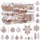 thumbnail image 1 of Set de Adornos Navideños SHareconn 86 piezas irrompibles transparentes, 1 of 7