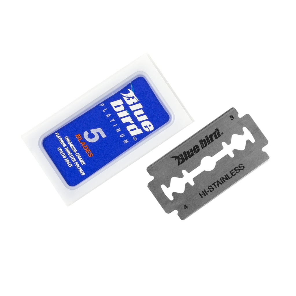 100 Blue Bird Double Edge Safety Razor Shaving Blades Bluebird Classic Vintage Bluebird