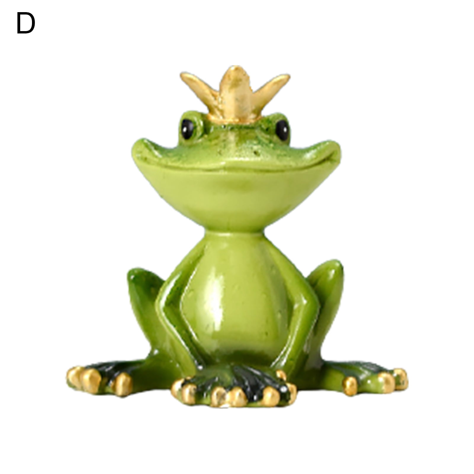 frog with crown figurine