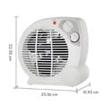 thumbnail image 2 of Calefactor Calentador Pelonis Ventilador Eléctrico Portátil 2 en 1 con 3 Niveles de Potencia y Protección contra Sobrecalentamiento 1500  W, 2 of 10