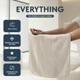 thumbnail image 3 of Covina Home 12 Pack Camel Hand Towel Set, Oversized Ultra Soft Microfiber Bathroom Bath Hand Towel Set Adult Luxury Lightweight Cozy Collection, 3 of 10