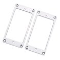 thumbnail image 4 of 2Pcs Humbucker Pickup Mounting Ring Metal Bridge Neck Pickups Cover Frame Replacement Part, 4 of 7