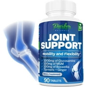 Parker Naturals Joint Support Supplement with OptiMSM. 90 Count Tablets. Occasional Discomfort; Relief for Knees, Hands, & Back