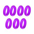 thumbnail image 1 of Flmtop 7Pcs Women Fashion Silicone Soft Shiny Glitter Finger Rings Party Jewelry Gift, 1 of 10