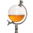 thumbnail image 3 of Juego De Decantador De Whisky En Forma De Globo Terráqueo, Tapón Dispensador De Cerveza De Lujo De Gran Capacidad De 1,5 L, Botella De Bebidas, Restaurante, Bar En Casa Vogacara HA021388-00, 3 of 5