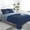 Cal King (92''x120''), variant on General Full/Queen Size Reversible Quilt Set with 1 Quilt and 2 Pillow Shams, Soft Bed Quilt Cover, Water Resistant Lightweight Microfiber Bedspread, Stain Resistant, Black/Beige