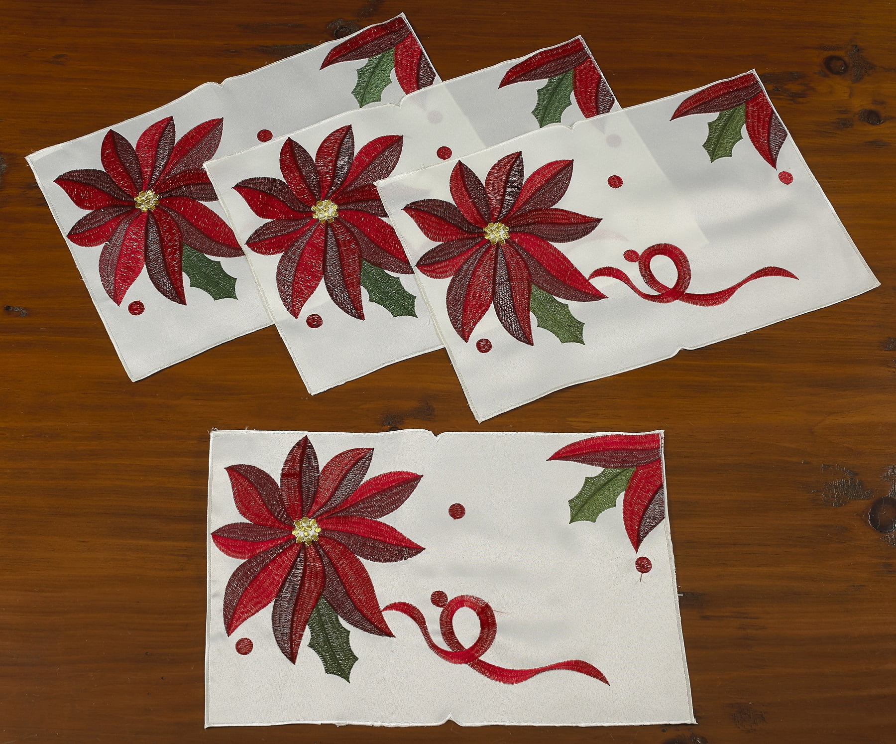 Christmas Poinsettias Ornament Jesse C. Mault