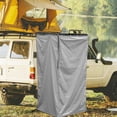 thumbnail image 3 of QccHieUs Vehicle Side Shower Tent Privacy Shelter Bathroom Overland Toilet Stall Changing Gray, 3 of 7