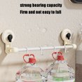 thumbnail image 4 of WRKEKC Clearance Suction Cup Bath Towel Rack - Wall-Mounted Shower Organizer with Hooks & Rod, 4 of 6