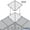 Gray, variant on Salsbury 77875TN Corner Sloping Hood Filler Color Tan, Size - 1 In. H X 15 In. W X 15 In. D
