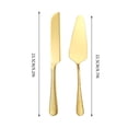 thumbnail image 3 of Cake Cutting Set For Wedding, Wedding Cake Knife And Server Set, Stainless Steel Cake Cutter Pie Server For Wedding, Anniversary, Birthday Gift, 3 of 3