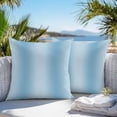 thumbnail image 4 of Blue Gradient Outdoor Pillow Covers Pack of 2 Ombre Waterproof Throw Pillow Covers Decorative Cushion Cases for Patio Garden Tent Balcony Couch 18x18 inch, 4 of 8