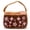 Chewy Vuiton Brown Blossom Bag, variant on Dog Diggin Designs Runway Pup Collection | Unique Squeaky Parody Plush Dog Toys – Haute Couture Purses & Handbags