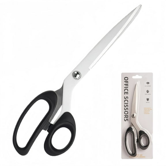10-Inch Heavy Duty Fabric Scissors - Professional Stainless Steel Sewing Shears for Tailor, Crafting, and All-Purpose Cutting