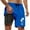 Blue-3, variant on Kcolen Mens Swim Trunks 5 Inch Inseam High Elastic Waist Board Shorts Comfy Swimsuit for Men Mens Swim Trunks Summer Beach Athletic Fit Bathing Suit Beach Board Shorts