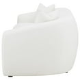thumbnail image 5 of Pemberly Row Modern Fabric Upholstered Tight Back Sofa White, 5 of 11