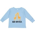 thumbnail image 3 of Inktastic Big Sister Announcement Girls Giraffe Girls Long Sleeve Toddler T-Shirt, 3 of 5