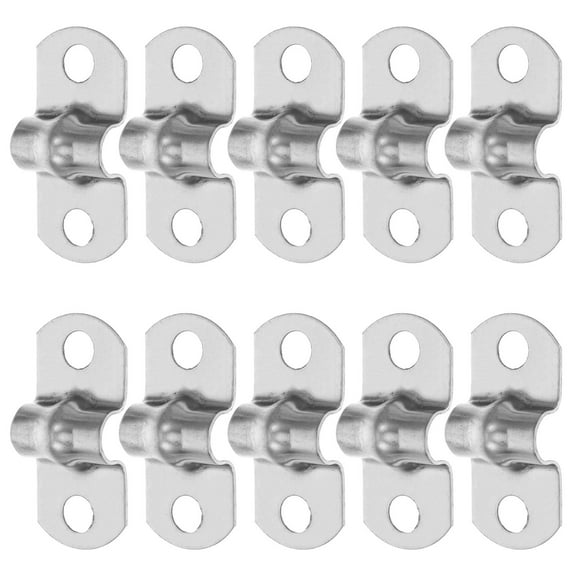 ULTNICE 50pcs Stainless Steel Tube Clamp U Shaped for Plumbing Support and Automotive Applications