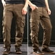 thumbnail image 4 of Pantalones largos, pantalones tácticos, pantalones softshell para hombre, resistentes al viento y al agua, pantalones de escalada de polar grueso y cálido, pantalones de trabajo, pantalones para hombr, 4 of 8