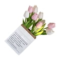 thumbnail image 4 of Flores Falsas,Flores Artificiales Estilo Tulipa Plantas Artificiales Flores De Plástico Diseño Elevado, 4 of 8