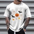 thumbnail image 2 of Halloween Graphic Tennis T Shirt Holiday Themed Print Tee Casual Wear For Men Daily Outfit, 2 of 4