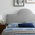 thumbnail image 5 of Modway Dawn Twin Performance Velvet Headboard in Light Gray, 5 of 6