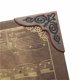 thumbnail image 2 of 1 Uds. Protectores de esquinas de libros de Metal álbumes de carpetas de Scrapbooking grandes 30x30mm Ormromra CKCH03G2V, 2 of 6